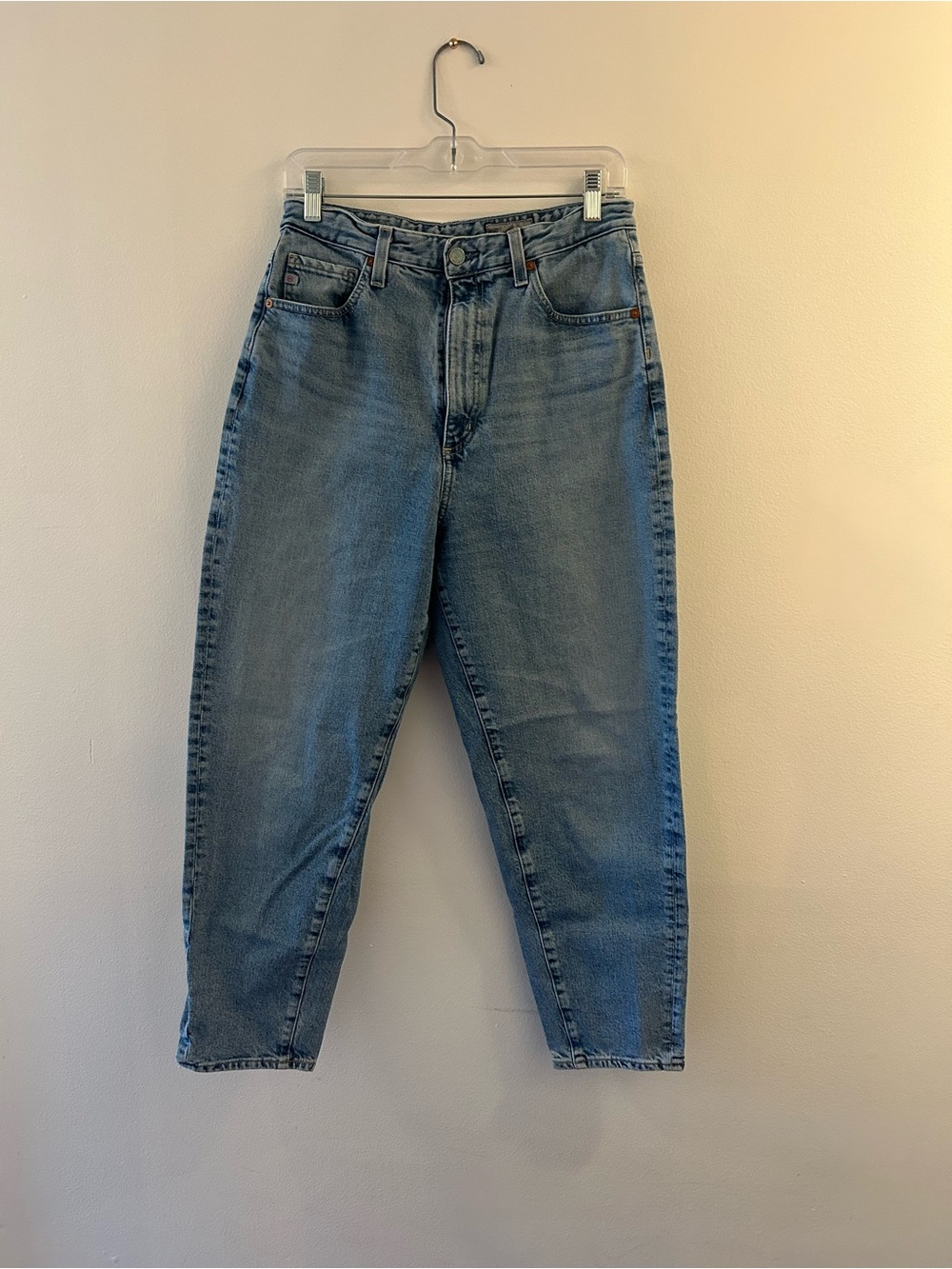 AG Contour 360 High-rise Barrel Denim Jeans